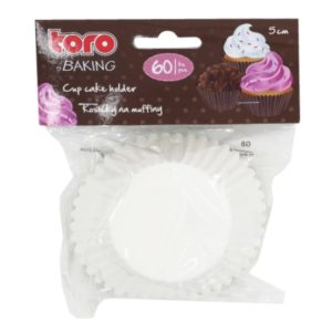 Popierinės keksiukų formelės d5 cm, 60 vnt TORO