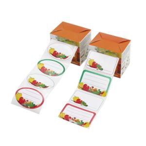 Lipdukai stiklainiams 96 vnt. 8x5,5x6cm TORO